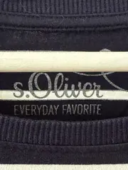 Vorschaubild 6 von Damen T-Shirt gestreift blau Gr. 36/S Kurzarm Viskose