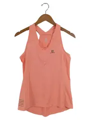 Vorschaubild 1 von Damen Sportshirt Gr. 36/S Orange Laufshirt Tanktop