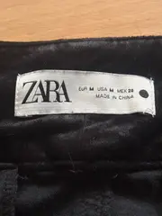 Vorschaubild 3 von Damen Anzughose Samt Schwarz Gr. M Elegant Business Hose
