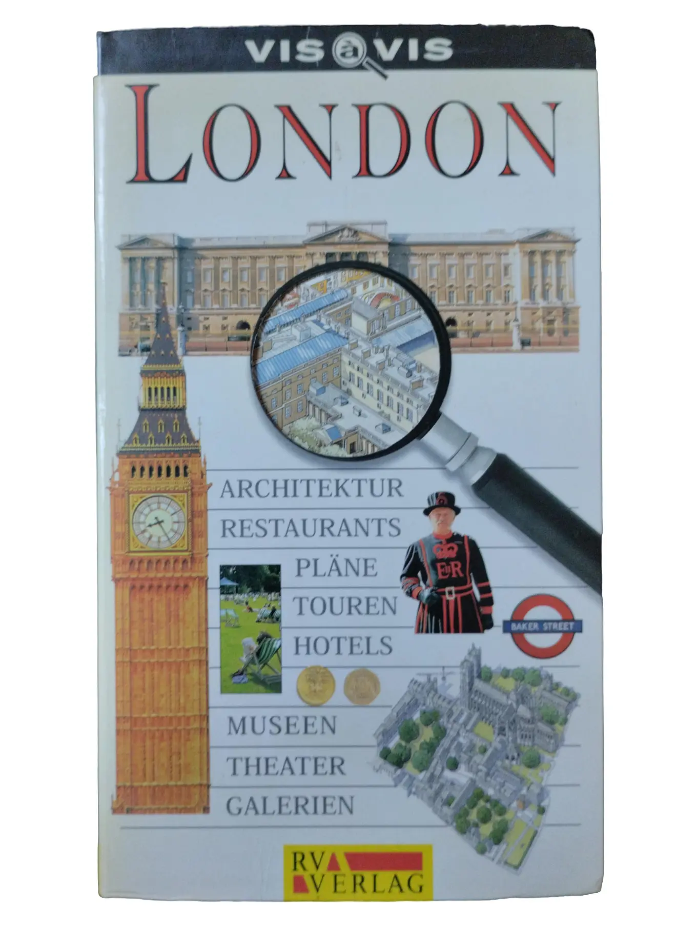 Reiseführer London Vis-à-vis RVA Verlag Architektur Restaurants Pläne Touren Hotels