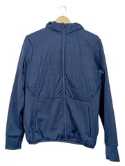 Vorschaubild 3 von Move Steppjacke Kapuze Kinder Gr. 170 Blau Sportjacke
