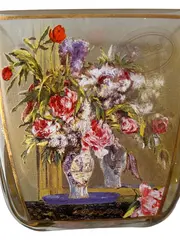 Vorschaubild 3 von Artis Orbis Vase Renoir Blumenstillleben Glas 6cm Tischvase Deko Gold