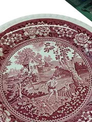 Vorschaubild 2 von Rusticana Wandteller Porzellan Rot 25cm