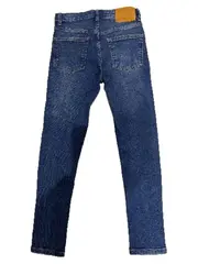 Vorschaubild 3 von Kinder Jeans Regular Fit Blau Gr. 140 Baumwolle Knopf