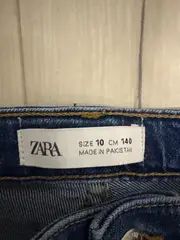 Vorschaubild 5 von Kinder Jeans Regular Fit Blau Gr. 140 Baumwolle Knopf