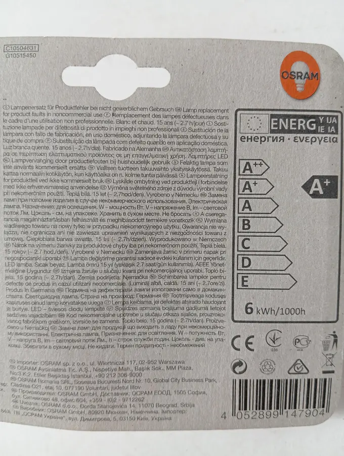 OSRAM LED Leuchtmittel Bild 4