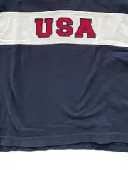 Vorschaubild 6 von Poloshirt Jungen Gr. 128 Blau Preppy USA Flagge