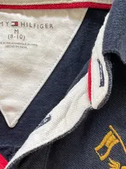 Vorschaubild 4 von Poloshirt Jungen Gr. 128 Blau Preppy USA Flagge