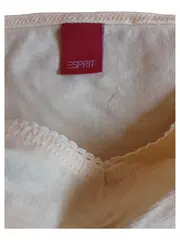 Vorschaubild 2 von Damen Nachthemd Gr. 38 Beige Ärmellos Baumwolle Casual Stickerei