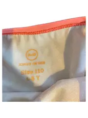 Vorschaubild 3 von Badeanzug Mädchen Gr. 110 Rosa Weiß Gestreift Rüschen