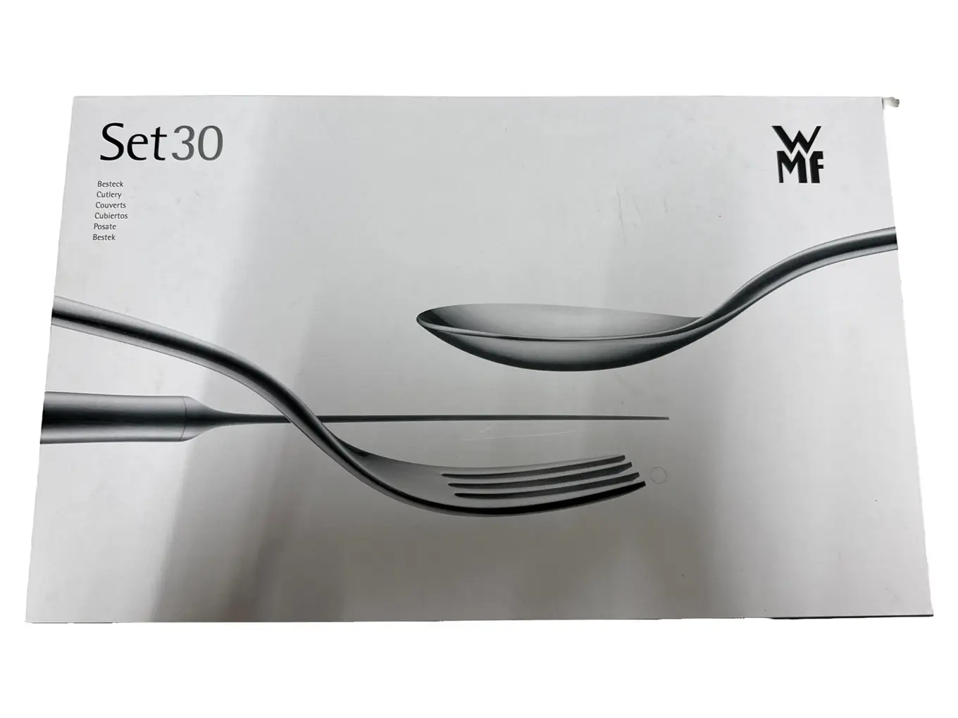WMF Besteck Set 30-teilig Silber Modern Essbesteck Besteckset