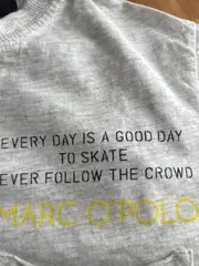 Vorschaubild 3 von T-Shirt Kinder Gr. 140 Grau Casual mit Schriftzug