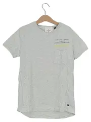 Vorschaubild 1 von T-Shirt Kinder Gr. 140 Grau Casual mit Schriftzug