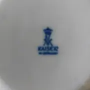 Vorschaubild 4 von KAISER Dekoschale Porzellan Blau Blumenmuster Festlich Metallic-Look 15.5cm