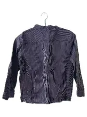 Vorschaubild 2 von Kinder Freizeithemd Blau Gestreift Gr. 164 Casual