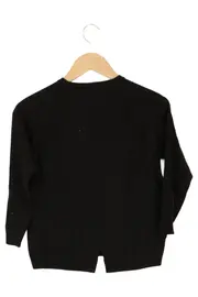 Vorschaubild 2 von Kinder Pullover Gr. 152 Schwarz Basic Casual 3/4-Arm
