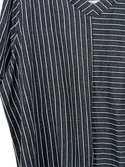 Vorschaubild 2 von Damen Freizeitkleid Gr. 54 XXL Blau Gestreift Baumwolle Casual