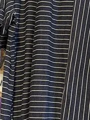 Vorschaubild 3 von Damen Freizeitkleid Gr. 54 XXL Blau Gestreift Baumwolle Casual