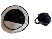 Vorschaubild 3 von Hunde Laufstall Welpenauslauf Tiergehege Schwarz Beige 72x72cm