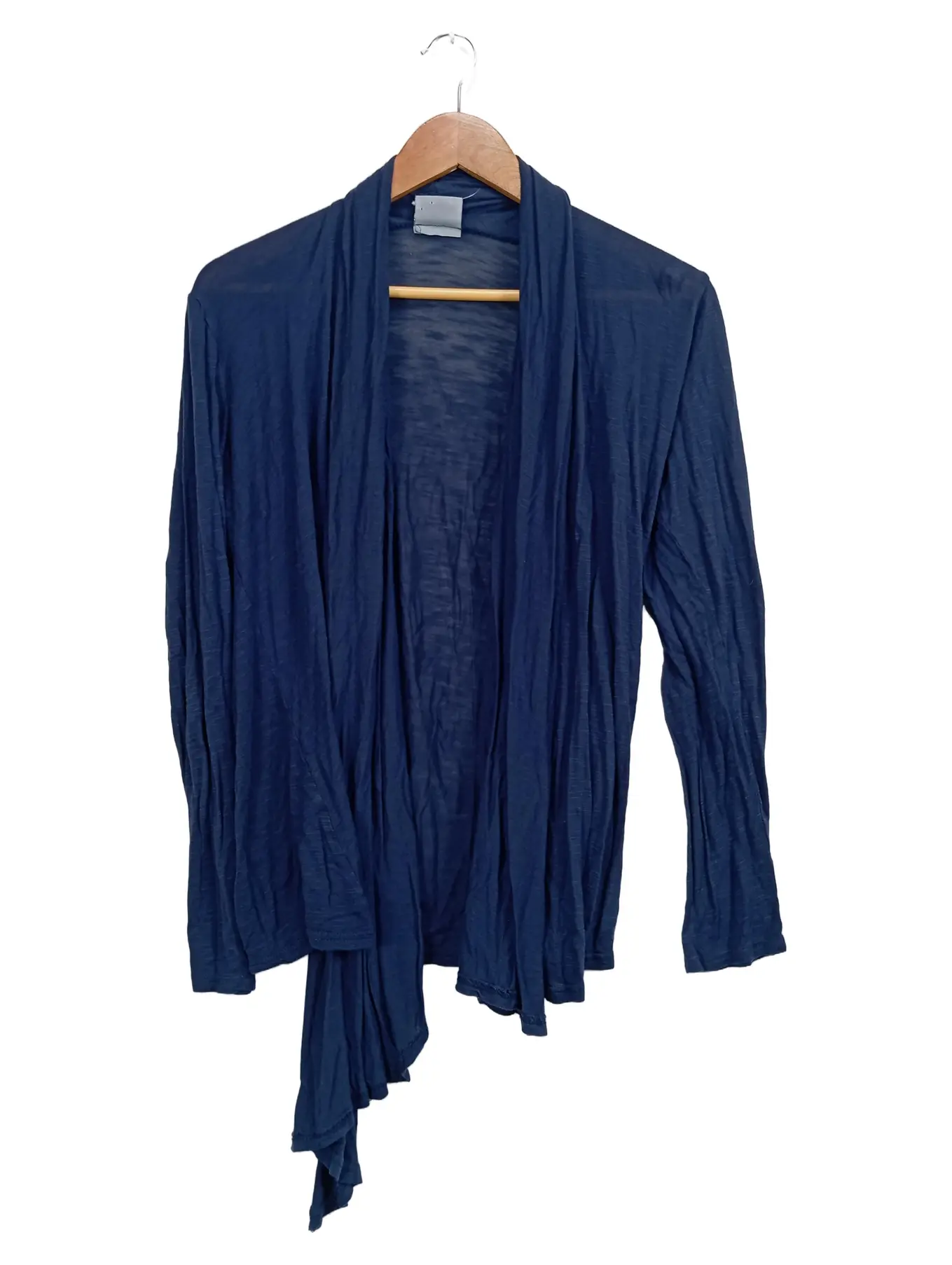 D&C THE GIRLS CLUB Damen Strickjacke Cardigan Blau Gr. 40/L Viskose Casual