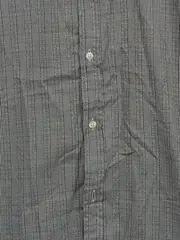 Vorschaubild 4 von Herren Business Hemd Grau Gestreift Gr. 52/XL Baumwolle