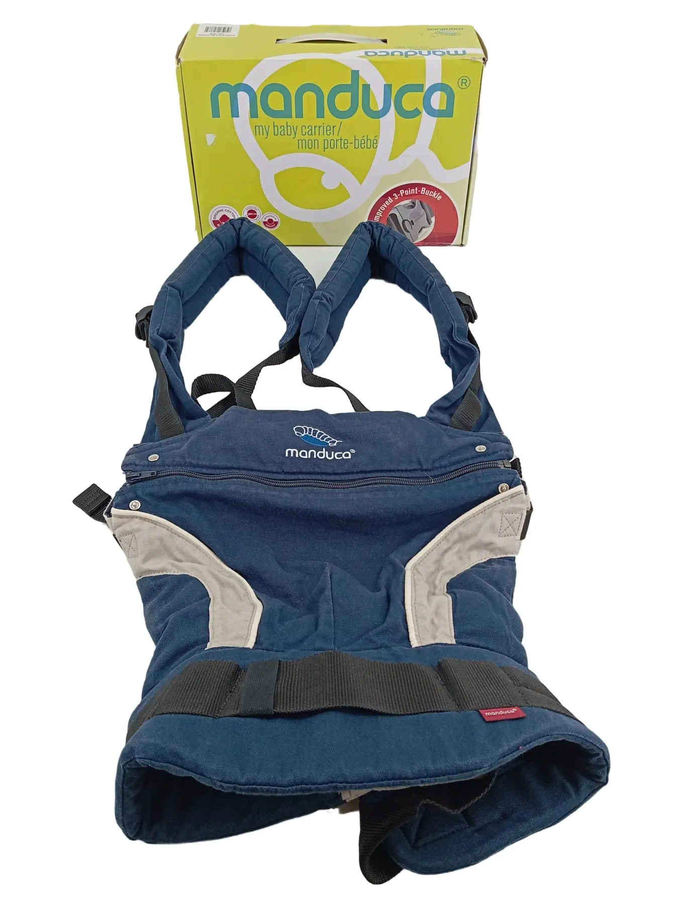 MANDUCA Babytrage Blau Praktisch My Baby Carrier Ergonomisch