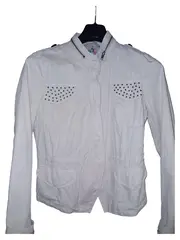 Vorschaubild 1 von Taifun Damen Leichte Jacke Gr. 38 Beige Casual Übergangsjacke
