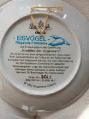 Vorschaubild 4 von Eisvögel Sammelteller Juwelen der Vogelwelt Porzellan 20cm