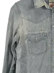 Vorschaubild 5 von Damen Jeansjacke Blau Gr. 36/S Casual Baumwolle