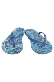 Vorschaubild 2 von Zehentrenner Damen Blau Camouflage Muster Gr. 38 Flip Flops