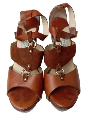 JIMMY CHOO Plateausandalen