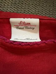 Vorschaubild 5 von Langarmshirt Mädchen Gr. 68 Rot Igel Motiv Baumwolle