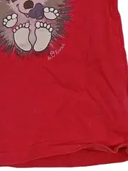 Vorschaubild 3 von Langarmshirt Mädchen Gr. 68 Rot Igel Motiv Baumwolle
