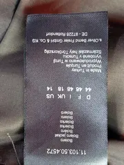 Vorschaubild 4 von Damen Leichte Jacke Gr. 44/L Braun Elegant Kurzarm