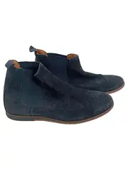 Vorschaubild 1 von Herren Chelsea Boots Stiefelette Gr. 40 Blau Wildleder Casual