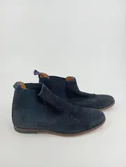 Vorschaubild 2 von Herren Chelsea Boots Stiefelette Gr. 40 Blau Wildleder Casual
