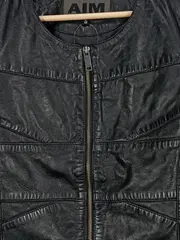 Vorschaubild 2 von Damen Lederjacke Gr. 40/L Schwarz Modern