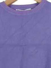 Vorschaubild 2 von Damen Freizeitkleid Lila Strickmuster Minikleid Gr. M