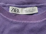 Vorschaubild 4 von Damen Freizeitkleid Lila Strickmuster Minikleid Gr. M