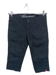 Vorschaubild 1 von Damen Cordhose W31 Gr 40 L Schwarz Capri 3/4 Hose Five Pocket