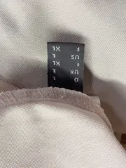 Vorschaubild 4 von festliches Kleid Gr. 40/L Schwarz Elegant Vintage Punkte Raffungen