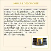 Vorschaubild 6 von Automatischer Kartenmischer Kartenmischmaschine Card Shuffler