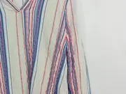 Vorschaubild 4 von Damen Bluse Langarm gestreift Gr. 38/M Mehrfarbig Casual