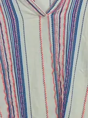 Vorschaubild 3 von Damen Bluse Langarm gestreift Gr. 38/M Mehrfarbig Casual