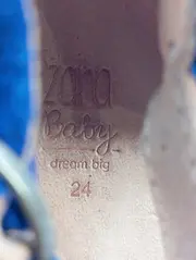 Vorschaubild 3 von Baby Sandalen Kinder Gr. 24 Blau Fransen Casual