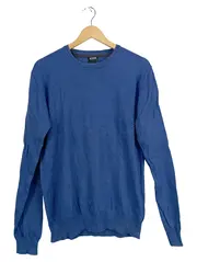 Vorschaubild 1 von Herren Pullover Casual Blau Gr. 48;M Langarm Baumwolle