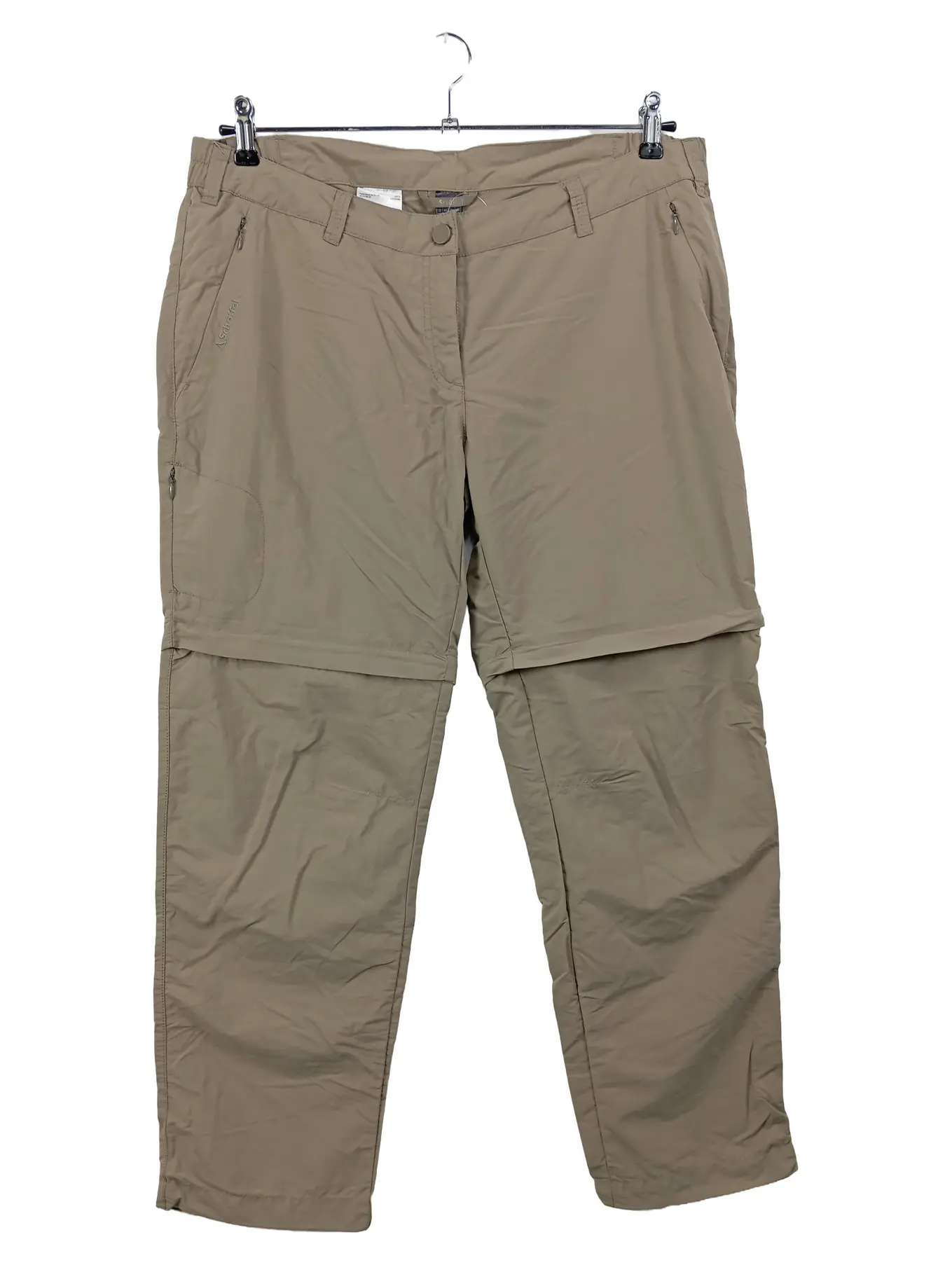 SCHÖFFEL Herren Outdoorhose Beige Größe 44/W30 Wanderhose Trekkinghose