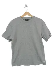 Vorschaubild 1 von Herren T-Shirt Grau Gr. M Casual Baumwolle