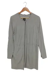 Vorschaubild 1 von TAIFUN Übergangsmantel Damen Einheitsgröße Grau Modern Lochmuster