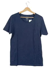 Vorschaubild 1 von Herren Basic T-Shirt Gr. 48/M Blau Slim Fit